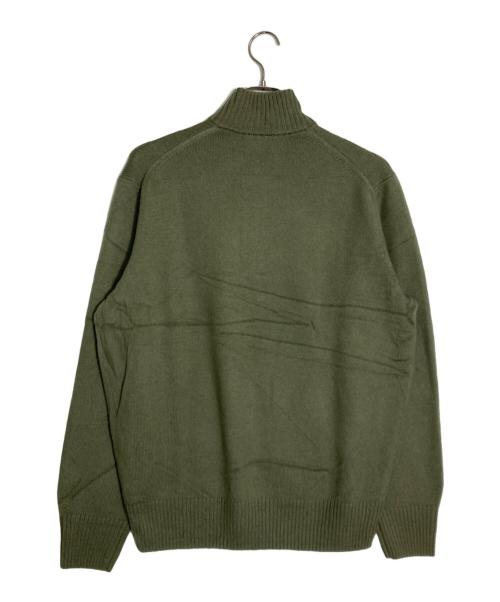 LACOSTE（ラコステ）LACOSTE (ラコステ) ハイネックハーフジップニットセーター グリーン サイズ:Lの古着・服飾アイテム