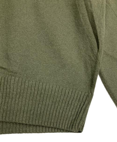 LACOSTE（ラコステ）LACOSTE (ラコステ) ハイネックハーフジップニットセーター グリーン サイズ:Lの古着・服飾アイテム