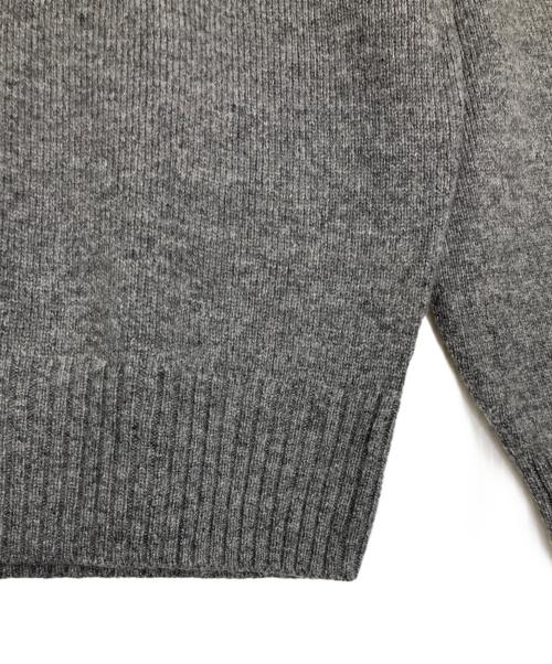 LACOSTE（ラコステ）LACOSTE (ラコステ) ハイネックハーフジップニットセーター グレー サイズ:Lの古着・服飾アイテム