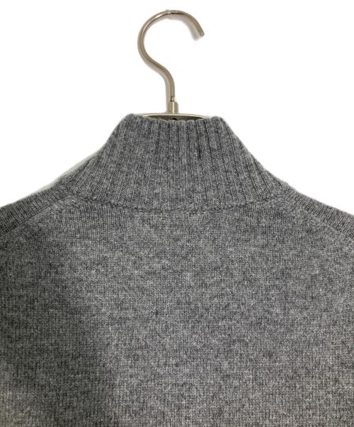 LACOSTE（ラコステ）LACOSTE (ラコステ) ハイネックハーフジップニットセーター グレー サイズ:Lの古着・服飾アイテム