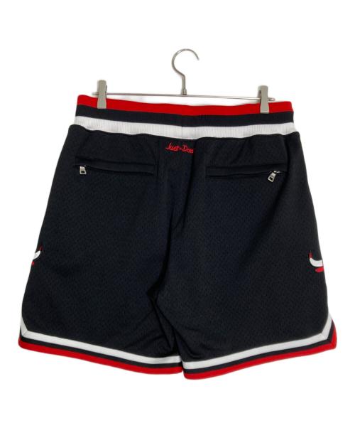 MITCHELL & NESS（ミッチェルアンドネス）MITCHELL & NESS (ミッチェルアンドネス) NBA (エヌビーエー) Just Dun (ジャスト ダン) BASKETBALL SHORTS/バスケットボール ショーツ ブラック×レッド サイズ:Lの古着・服飾アイテム