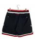MITCHELL & NESS (ミッチェルアンドネス) NBA (エヌビーエー) Just Dun (ジャスト ダン) BASKETBALL SHORTS/バスケットボール ショーツ ブラック×レッド サイズ:L：25000円