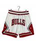 MITCHELL & NESS（ミッチェルアンドネス）の古着「BASKETBALL SHORTS/バスケットボール ショーツ」｜ホワイト×レッド