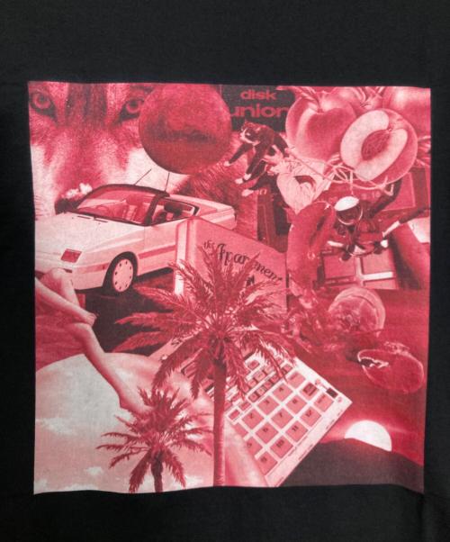 diskunion（ディスクユニオン）diskunion the Apartment (ジ アパートメント) Cover Art T-Shirt Designed by Ral Duke/カバー・アート・ティーシャツ・ディザインド・バイ・ラル・デューク ブラック サイズ:XLの古着・服飾アイテム