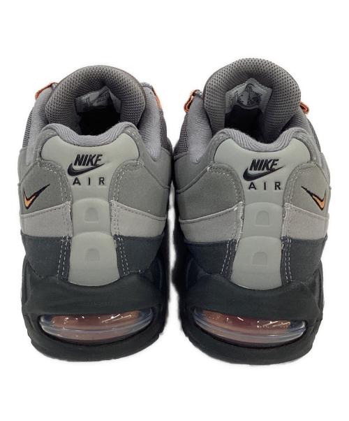 NIKE（ナイキ）NIKE (ナイキ) AIR MAX 95 ローカットスニーカー グレー×オレンジ サイズ:28㎝の古着・服飾アイテム