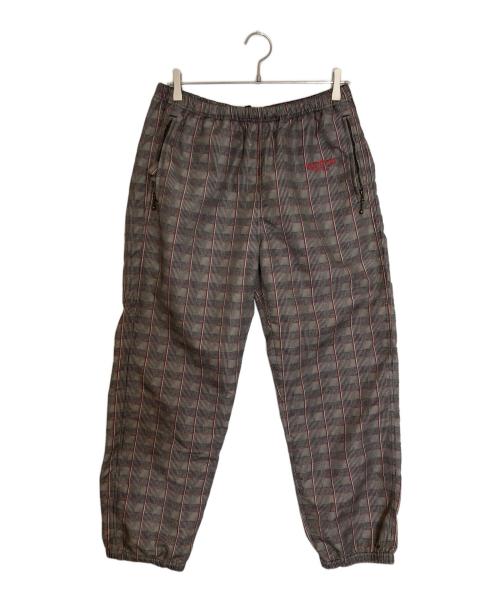 SUPREME（シュプリーム）SUPREME (シュプリーム) Glen Check Track Pant ベージュ×レッド サイズ:Sの古着・服飾アイテム
