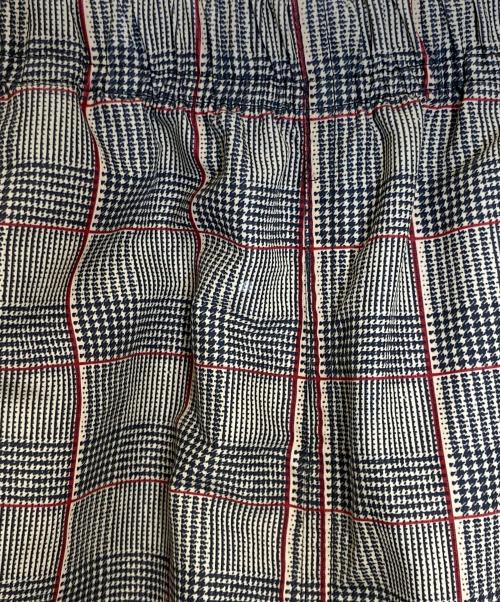 SUPREME（シュプリーム）SUPREME (シュプリーム) Glen Check Track Pant ベージュ×レッド サイズ:Sの古着・服飾アイテム