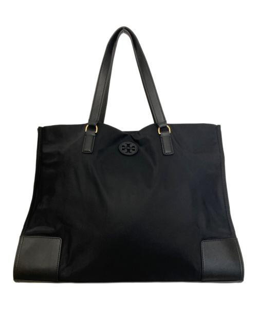 TORY BURCH（トリーバーチ）TORY BURCH (トリーバーチ) ELLAナイロントートバッグ ブラックの古着・服飾アイテム