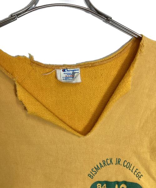 Champion（チャンピオン）Champion (チャンピオン) リバースウィーブスウェット イエロー サイズ:XLの古着・服飾アイテム