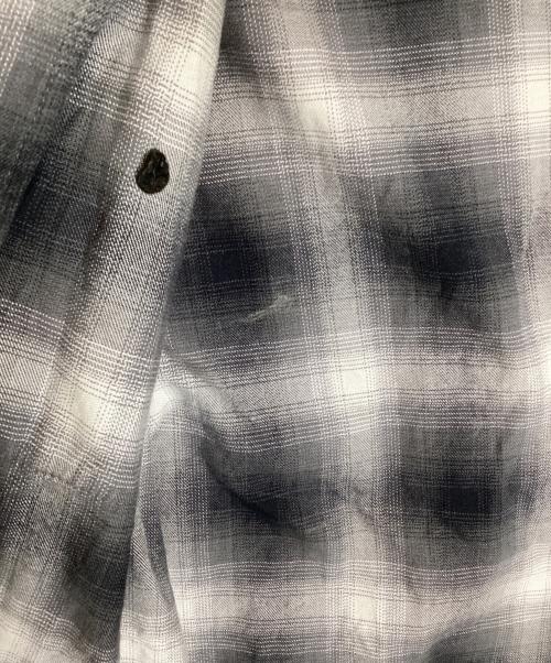 Schott（ショット）Schott (ショット) 25FW OMBRE CHECK FLANNEL LS SHIRT ブラック サイズ:Lの古着・服飾アイテム