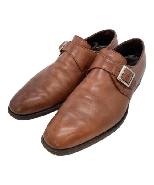 Crockett & Jones（クロケット＆ジョーンズ）Crockett & Jones (クロケット＆ジョーンズ) モンクストラップシューズ ブラウン サイズ:25の古着・服飾アイテム