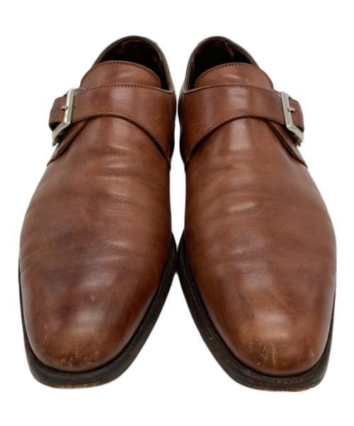 Crockett & Jones（クロケット＆ジョーンズ）Crockett & Jones (クロケット＆ジョーンズ) モンクストラップシューズ ブラウン サイズ:25の古着・服飾アイテム
