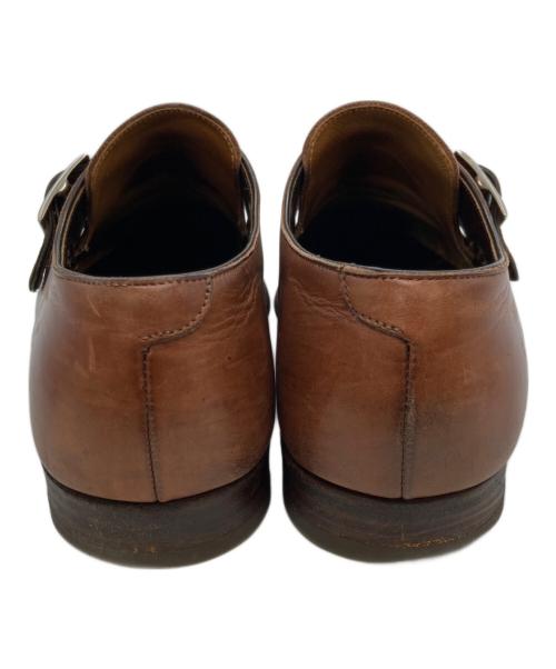 Crockett & Jones（クロケット＆ジョーンズ）Crockett & Jones (クロケット＆ジョーンズ) モンクストラップシューズ ブラウン サイズ:25の古着・服飾アイテム