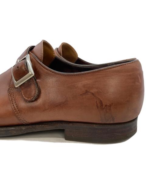 Crockett & Jones（クロケット＆ジョーンズ）Crockett & Jones (クロケット＆ジョーンズ) モンクストラップシューズ ブラウン サイズ:25の古着・服飾アイテム