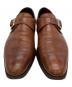 Crockett & Jones (クロケット＆ジョーンズ) モンクストラップシューズ ブラウン サイズ:25：19000円