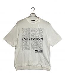 LOUIS VUITTON（ルイ ヴィトン）の古着「Printed Patchwork Oversize Tee」｜ホワイト