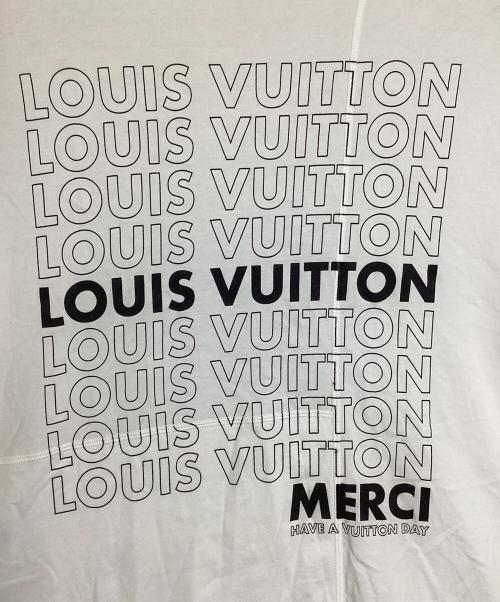 LOUIS VUITTON（ルイ ヴィトン）LOUIS VUITTON (ルイ ヴィトン) Printed Patchwork Oversize Tee ホワイト サイズ:Lの古着・服飾アイテム