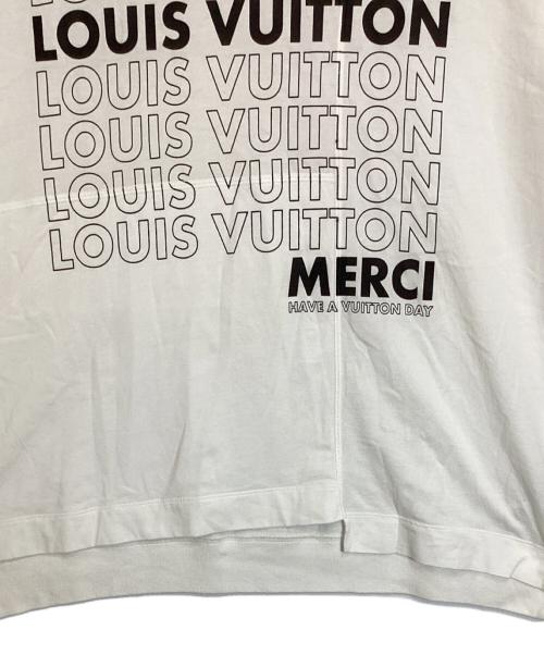 LOUIS VUITTON（ルイ ヴィトン）LOUIS VUITTON (ルイ ヴィトン) Printed Patchwork Oversize Tee ホワイト サイズ:Lの古着・服飾アイテム