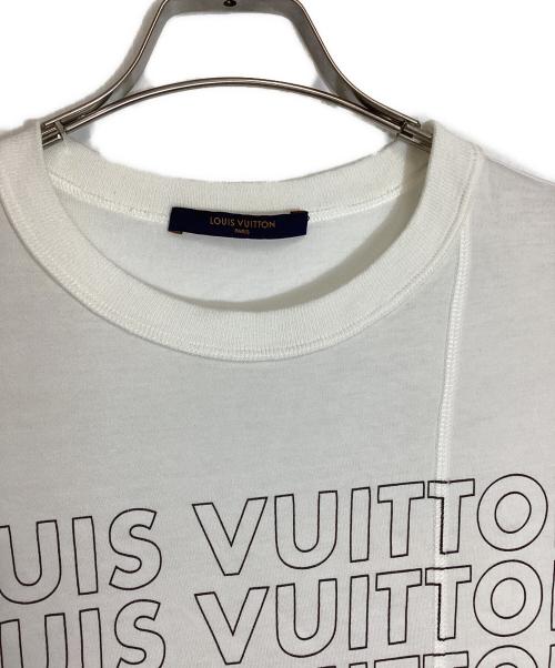 LOUIS VUITTON（ルイ ヴィトン）LOUIS VUITTON (ルイ ヴィトン) Printed Patchwork Oversize Tee ホワイト サイズ:Lの古着・服飾アイテム