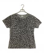 Saint Laurent Parisサンローランパリ）の古着「レオパード柄Tシャツ」｜グレー