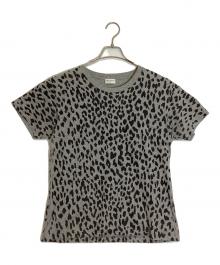 Saint Laurent Paris（サンローランパリ）の古着「レオパード柄Tシャツ」｜グレー