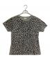 Saint Laurent Paris（サンローランパリ）の古着「レオパード柄Tシャツ」｜グレー