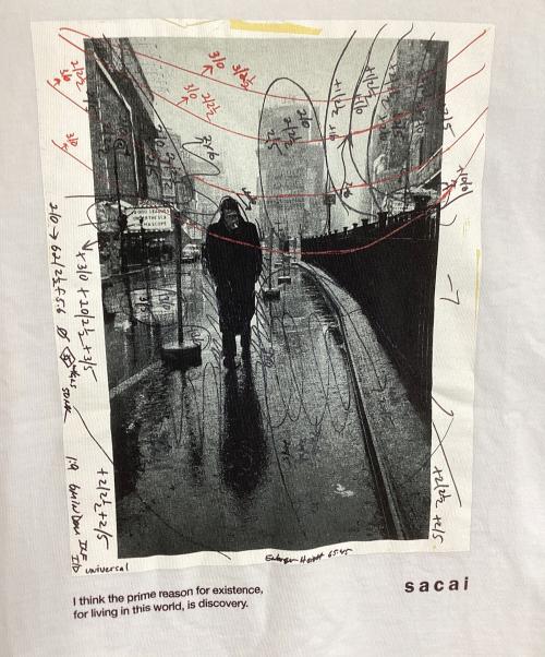 sacai（サカイ）sacai (サカイ) James Dean Photo T-Shirt ホワイト サイズ:2の古着・服飾アイテム