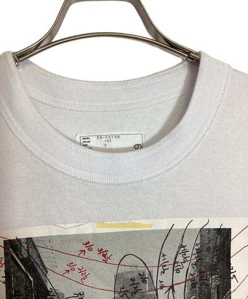 sacai（サカイ）sacai (サカイ) James Dean Photo T-Shirt ホワイト サイズ:2の古着・服飾アイテム