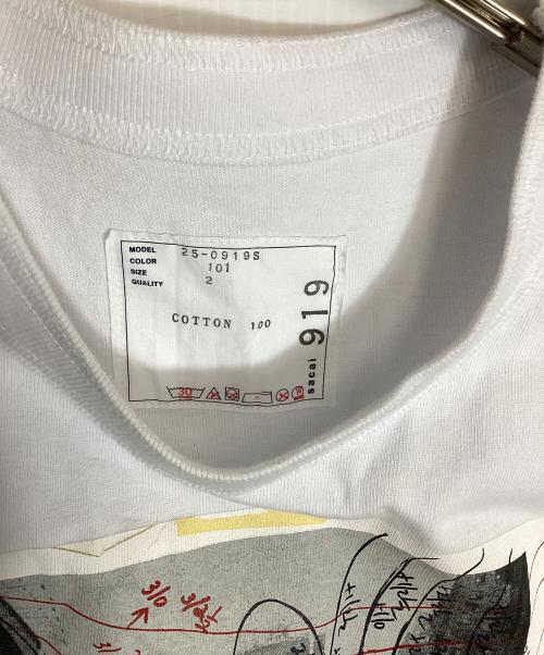 sacai（サカイ）sacai (サカイ) James Dean Photo T-Shirt ホワイト サイズ:2の古着・服飾アイテム