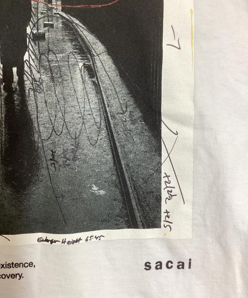 sacai（サカイ）sacai (サカイ) James Dean Photo T-Shirt ホワイト サイズ:2の古着・服飾アイテム