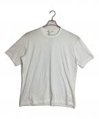 COMME des GARCONS SHIRTコムデギャルソンシャツ）の古着「コットンジャージクルーネックS/Sロゴカットソー」｜ホワイト