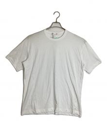 COMME des GARCONS SHIRT（コムデギャルソンシャツ）の古着「コットンジャージクルーネックS/Sロゴカットソー」｜ホワイト