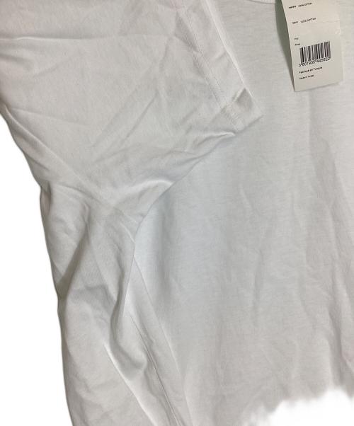 COMME des GARCONS SHIRT（コムデギャルソンシャツ）COMME des GARCONS SHIRT (コムデギャルソンシャツ) コットンジャージクルーネックS/Sロゴカットソー ホワイト サイズ:S 未使用品の古着・服飾アイテム