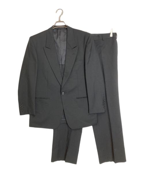 Yves Saint Laurent（イヴサンローラン）Yves Saint Laurent (イヴサンローラン) ウールテーラードセットアップ ブラック サイズ:A5の古着・服飾アイテム