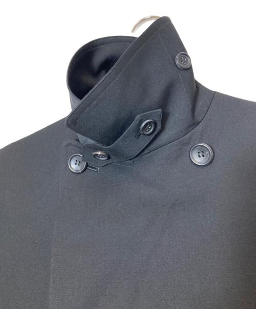 YOHJI YAMAMOTO（ヨウジヤマモト）YOHJI YAMAMOTO (ヨウジヤマモト) ウールギャバ Pコート ブラック サイズ:2の古着・服飾アイテム