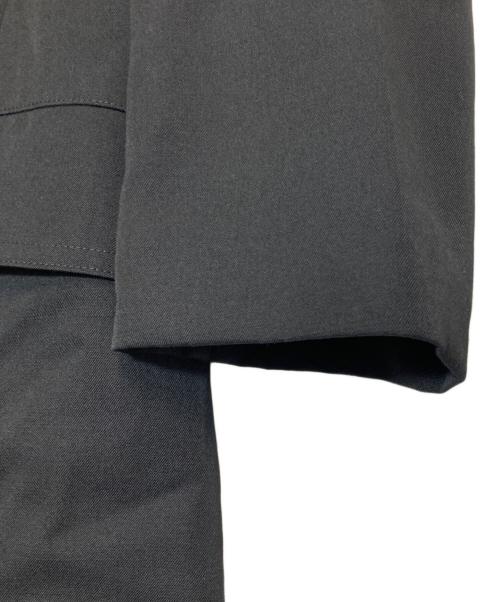 YOHJI YAMAMOTO（ヨウジヤマモト）YOHJI YAMAMOTO (ヨウジヤマモト) ウールギャバ Pコート ブラック サイズ:2の古着・服飾アイテム