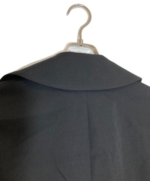 YOHJI YAMAMOTO（ヨウジヤマモト）YOHJI YAMAMOTO (ヨウジヤマモト) ウールギャバ Pコート ブラック サイズ:2の古着・服飾アイテム