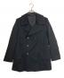 YOHJI YAMAMOTO（ヨウジヤマモト）の古着「ウールギャバ Pコート」｜ブラック