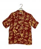 Sun Surfサンサーフ）の古着「RAYON HAWAIIAN SHIRT」｜レッド×イエロー
