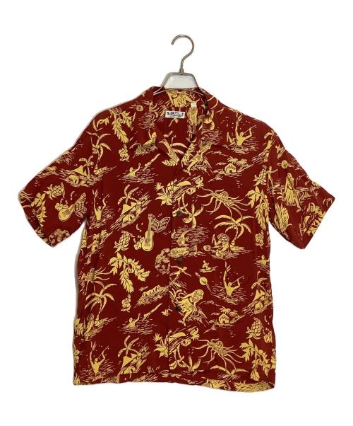 Sun Surf（サンサーフ）Sun Surf (サンサーフ) RAYON HAWAIIAN SHIRT レッド×イエロー サイズ:Mの古着・服飾アイテム