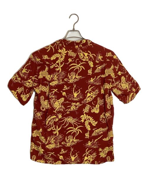 Sun Surf（サンサーフ）Sun Surf (サンサーフ) RAYON HAWAIIAN SHIRT レッド×イエロー サイズ:Mの古着・服飾アイテム