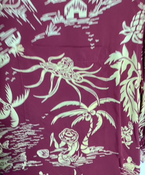 Sun Surf（サンサーフ）Sun Surf (サンサーフ) RAYON HAWAIIAN SHIRT レッド×イエロー サイズ:Mの古着・服飾アイテム