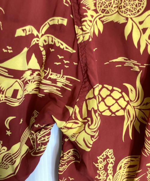 Sun Surf（サンサーフ）Sun Surf (サンサーフ) RAYON HAWAIIAN SHIRT レッド×イエロー サイズ:Mの古着・服飾アイテム