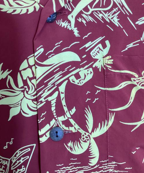 Sun Surf（サンサーフ）Sun Surf (サンサーフ) RAYON HAWAIIAN SHIRT レッド×イエロー サイズ:Mの古着・服飾アイテム