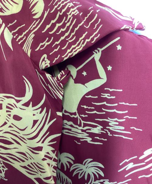 Sun Surf（サンサーフ）Sun Surf (サンサーフ) RAYON HAWAIIAN SHIRT レッド×イエロー サイズ:Mの古着・服飾アイテム