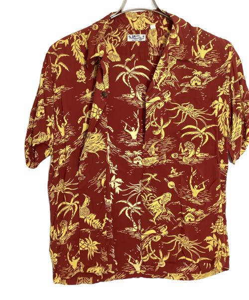 Sun Surf（サンサーフ）Sun Surf (サンサーフ) RAYON HAWAIIAN SHIRT レッド×イエロー サイズ:Mの古着・服飾アイテム
