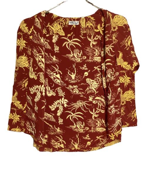 Sun Surf（サンサーフ）Sun Surf (サンサーフ) RAYON HAWAIIAN SHIRT レッド×イエロー サイズ:Mの古着・服飾アイテム