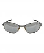 OAKLEYオークリー）の古着「Big Square Wire Sunglasses」｜シルバー