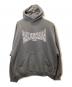 BALENCIAGA（バレンシアガ）の古着「Large Fit Hoodie/BLACK ロゴ ヴィンテージ プリント プルオーバー パーカー」｜ブラック