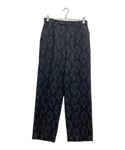 superNova.（スーパーノヴァ）superNova. (スーパーノヴァ) Wide Utility trouser - Damask jacquard ブラック サイズ:Mの古着・服飾アイテム